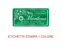 Etichette adesive per fioristi, fiorai e vivaisti (mm 40x20)  (cod.31G)